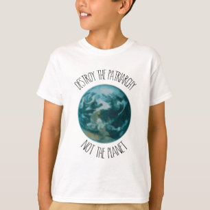 Förstör patriarkatets feminist t shirt