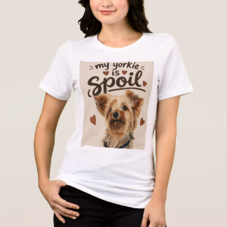 förstör yorkie t-shirt