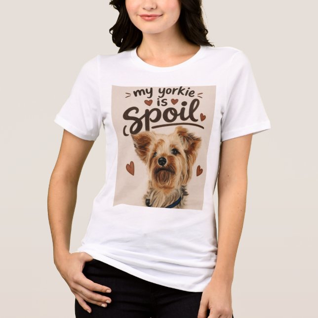 förstör yorkie t-shirt (Framsida)
