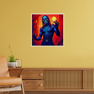 Förstör Zombie Demon i stadens utformning Poster