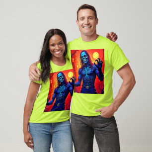 Förstör Zombie Demon i stadens utformning T Shirt