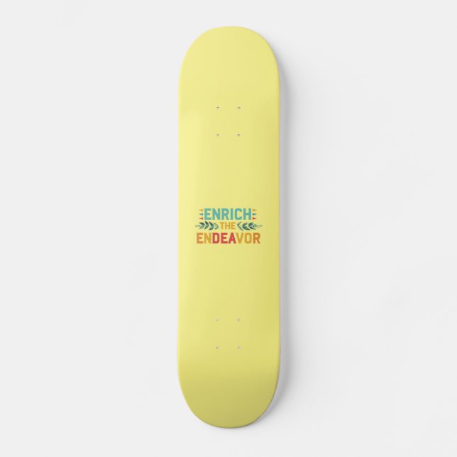 Förstora Endeavor Mini Skateboard Bräda 18,5 Cm (Framsida)