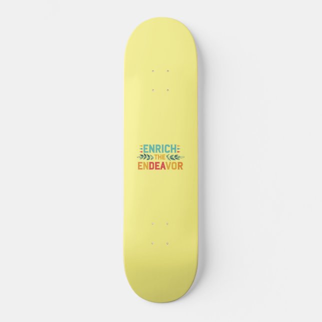 Förstora Endeavor Mini Skateboard Bräda 18,5 Cm (Framsida)