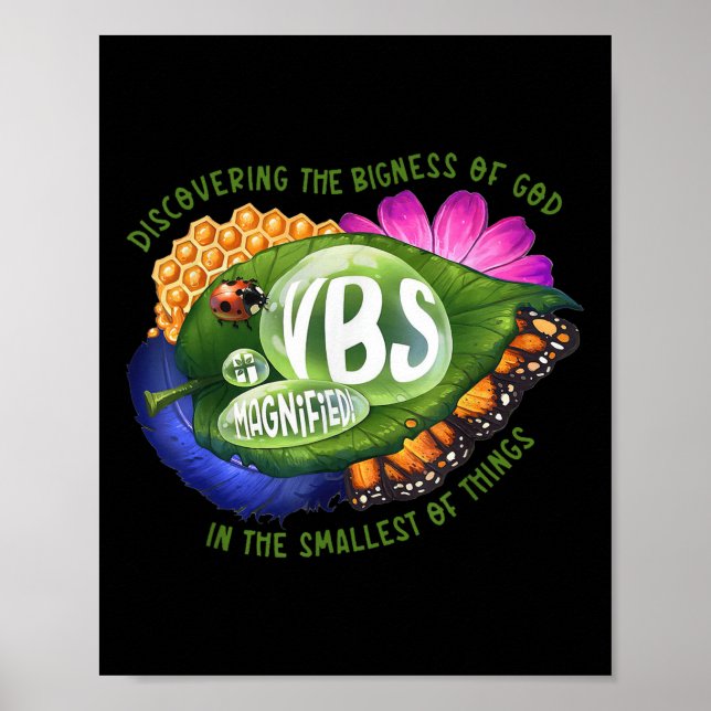 Förstorad Vbs 2025 Upptäcker Guds Storhet  Poster (Framsidan)