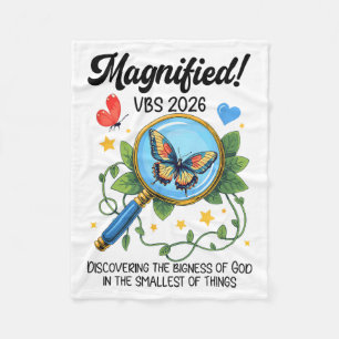 Förstorad Vbs 2026 Fjäril Upptäcker Den Fleecefilt
