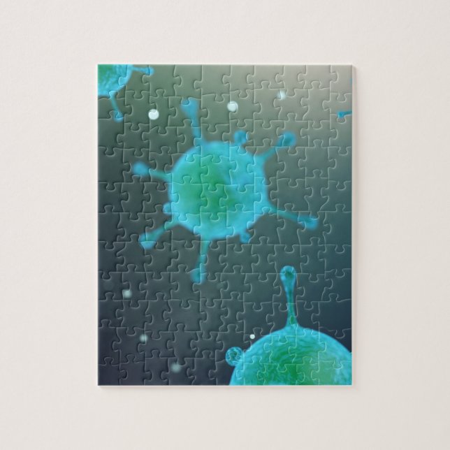 Förstorad virus pussel (Vertikal)