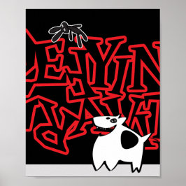 Förstörande Gravity Bunny & Doggy Poster