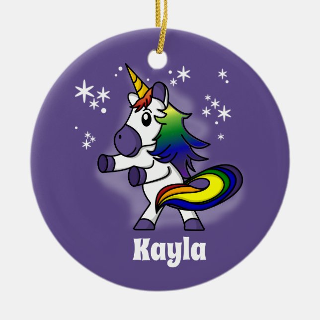 Förstörande regnbåge, enhetlig majs med jordbakgru julgransprydnad keramik (Framsidan)