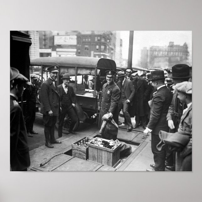 Förstörande Sprit - Förbud Era 1923 Poster (Framsidan)