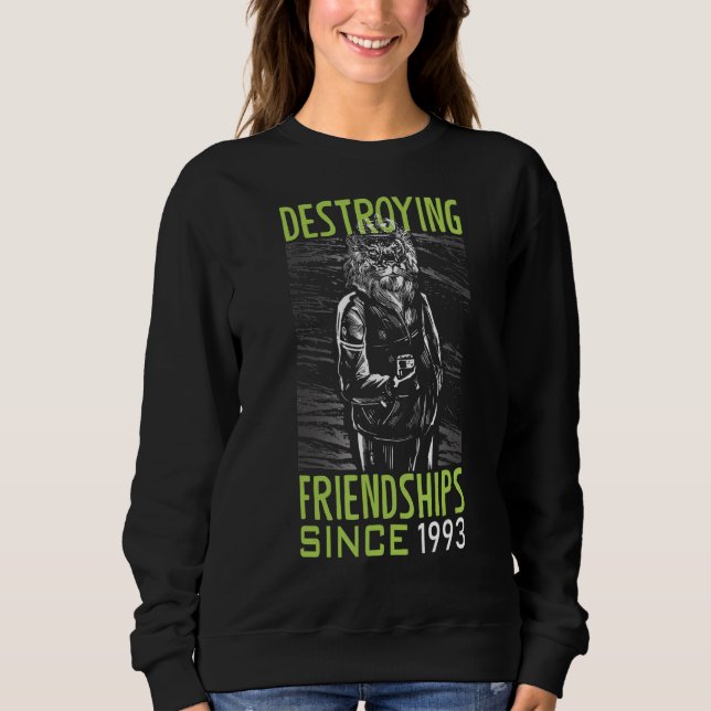 Förstörande vänskap sedan 1993 t shirt (Framsida)