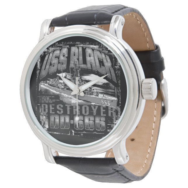 Förstörare Black eWatch-bevakning Armbandsur (Vinklad)