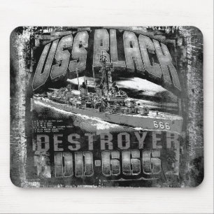 Förstörare Black Mouse Pad Mousepad Musmatta