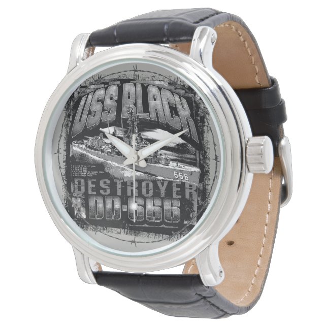 Förstörare Black Wrist Watch eWatch Watch Watch Armbandsur (Vinklad)