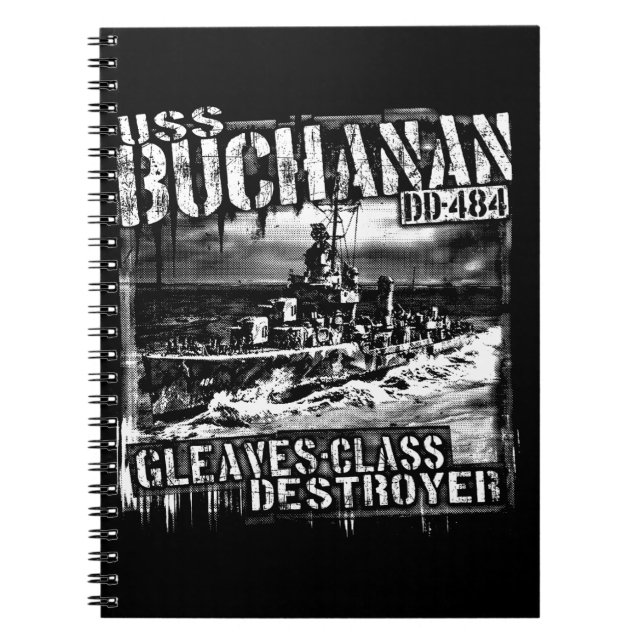 Förstörare Buchanan Anteckningsbok (Framsidan)