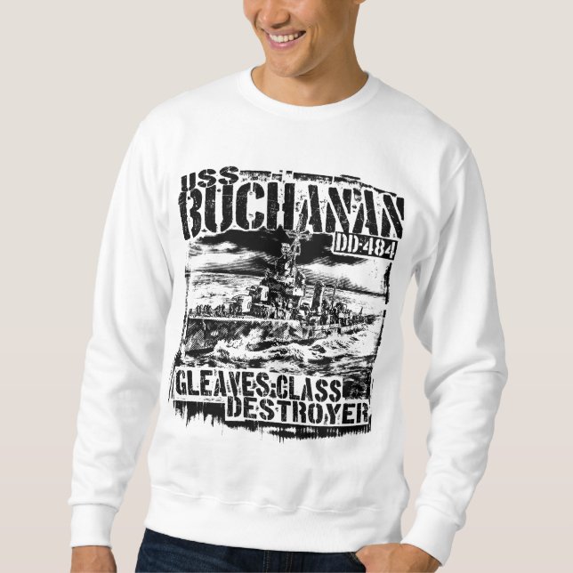 Förstörare Buchanan Lång Ärmad Tröja (Framsida)