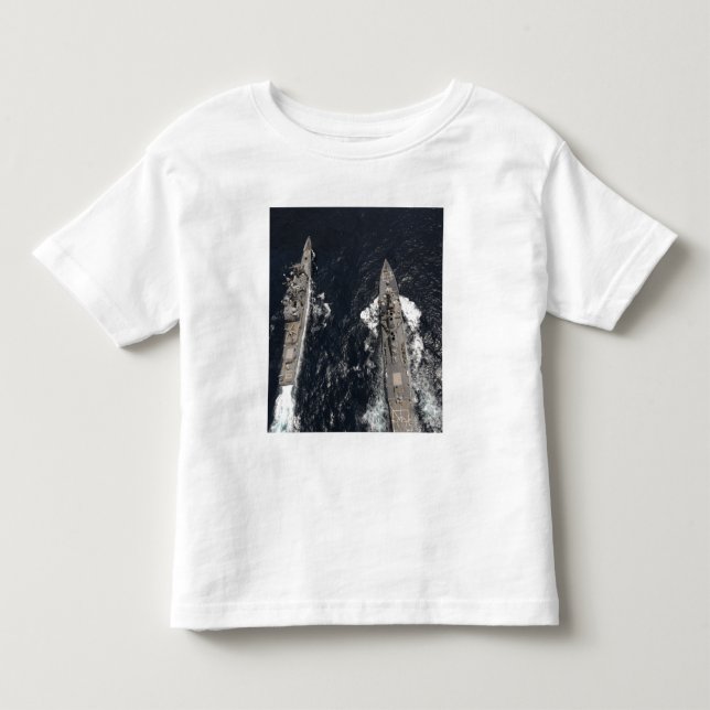 Förstörare USS Gridley med styrd missil Tee (Framsida)