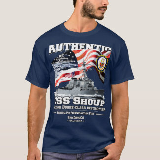 FÖRSTÖRARE USS Shoup DDG86 T Shirt