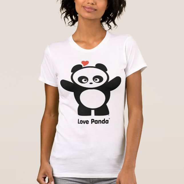 Förstörd damdräkt för kärlek Panda® Tröja (Framsida)
