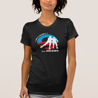 Förstörd flickaktigt (mörk) tee shirt