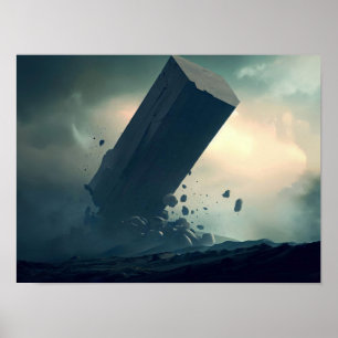 Förstörd Monolit Poster