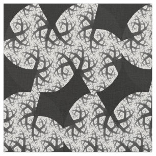 Förstörd skogskorg Fractal Patterned Craft Fabric Tyg