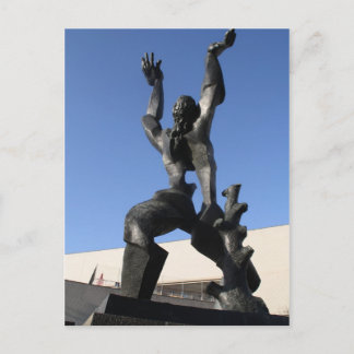 Förstörd stad vykort