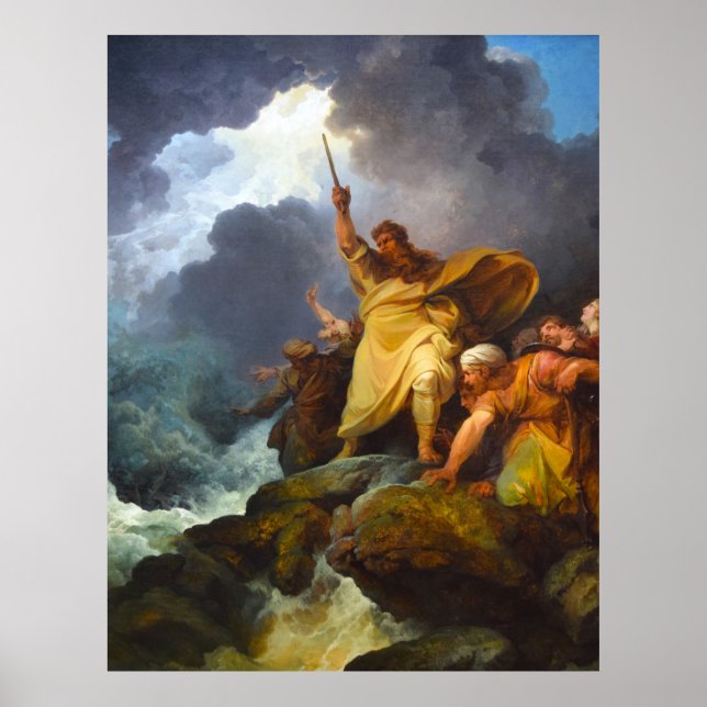 Förstörelse av Faraos armé (1792) Poster (Framsidan)
