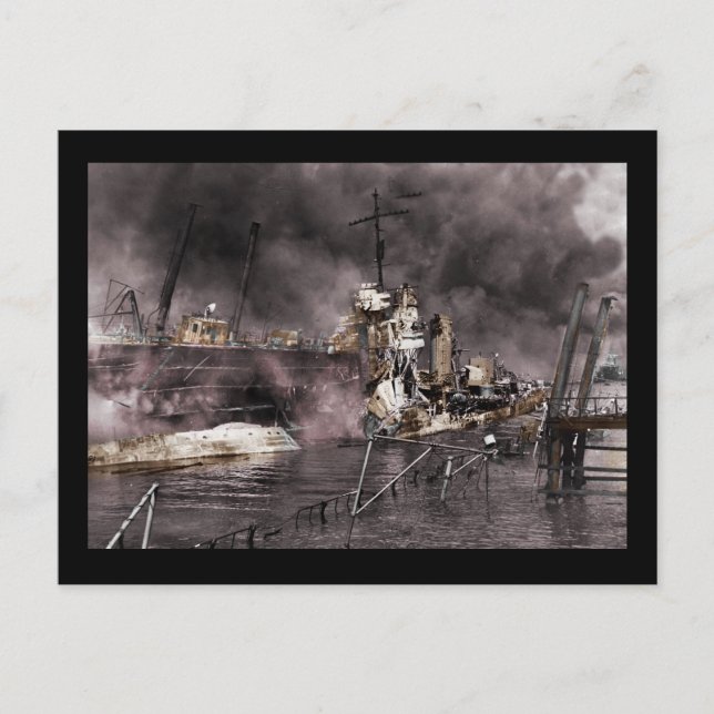 Förstörelse av Frakt Vykort (Framsida)