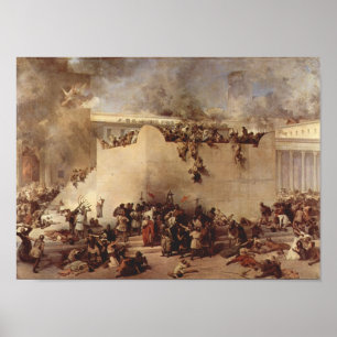 Förstörelse av Jerusalems tempel Poster