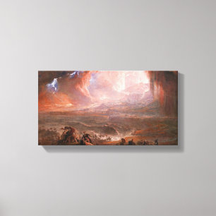 Förstörelse av Pompeii och Herculaneum Canvastryck