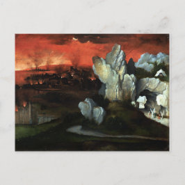 Förstörelse av Sodom och Gomorrah - Joachim Patine Vykort