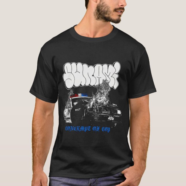 Förstörelse av sunami Burn T Shirt (Framsida)