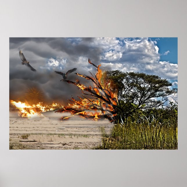 Förstörelse av vårt land poster (Framsidan)