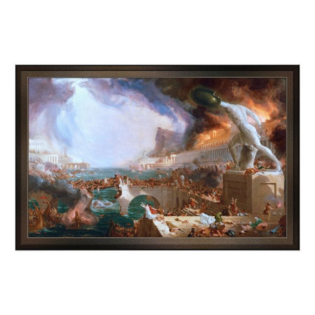 Förstörelse från riksdagen fototryck (Framsidan)