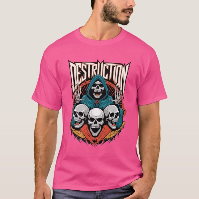 "Förstörelse" T Shirt (Framsida)