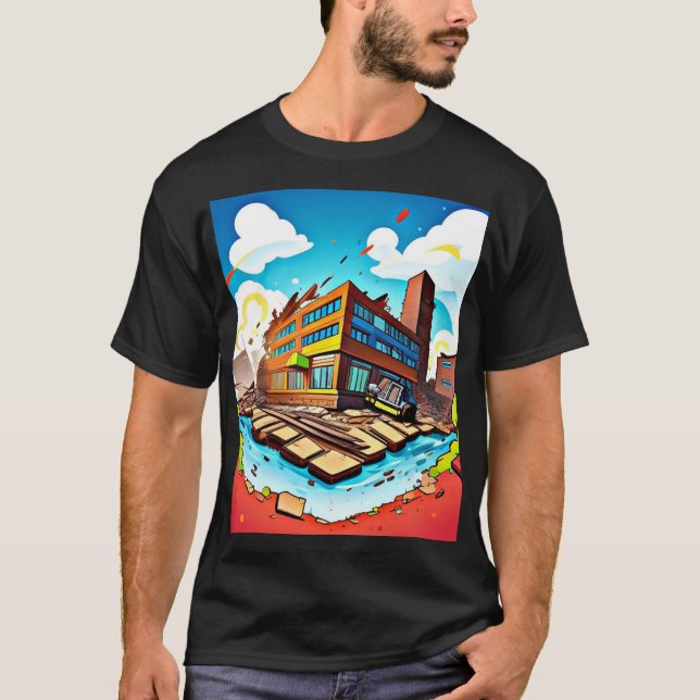 förstörelse t shirt (Framsida)