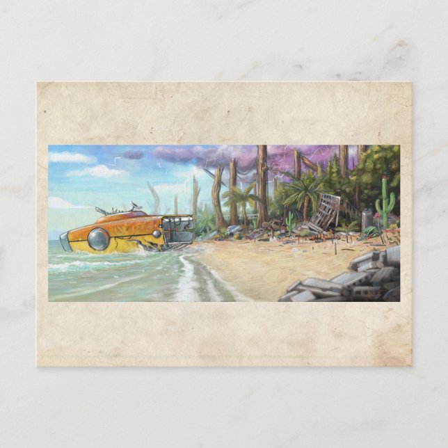 Förstörelse - vykort (Framsida)