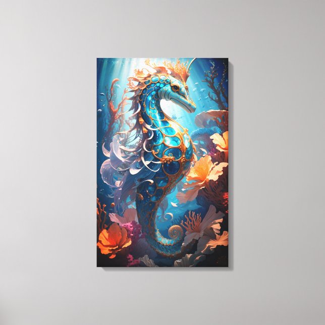 Förstoring av djupet canvastryck (Framsida)