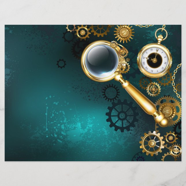 Förstoring i Steampunk Stil (Framsida)
