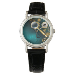 Förstoring i Steampunk Stil Armbandsur