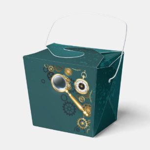 Förstoring i Steampunk Stil Presentaskar