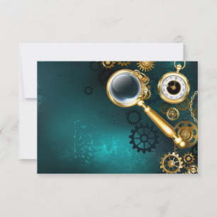 Förstoring i Steampunk Stil Spara Datumet