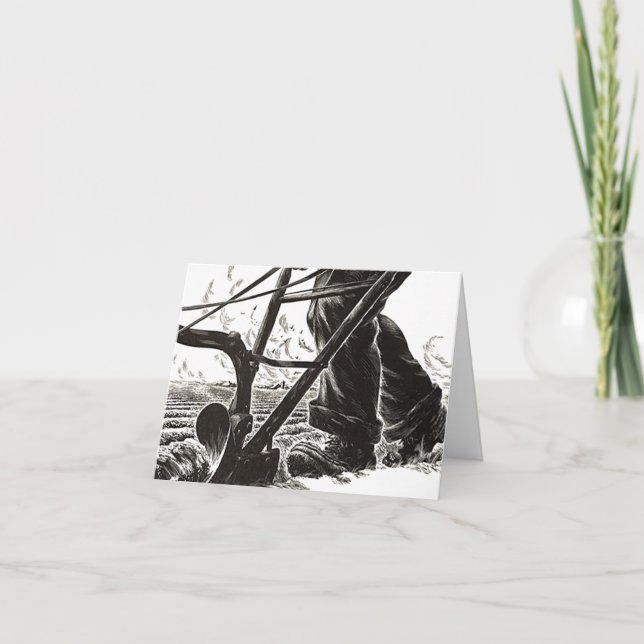 Förstoringskort tack vare ditt hårda arbete kort (Framsida)