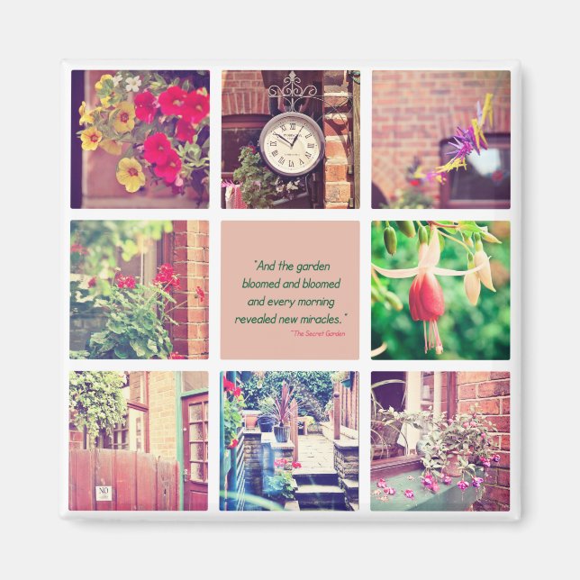 Förstoringsmagnet för inspirationskylskåp magnet (Framsidan)