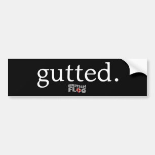Förstört - brittisk slang bildekal