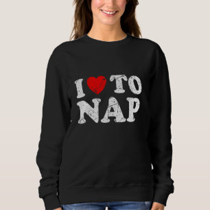 Förstört grunge utmed Stil i Kärlek till Nap T Shirt