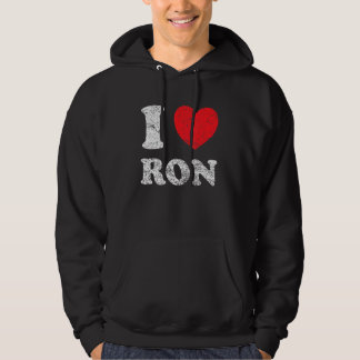 Förstört Grunge Worout Stil I Kärlek Ron Hoodie