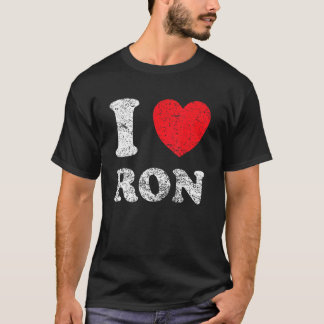 Förstört Grunge Worout Stil I Kärlek Ron T Shirt