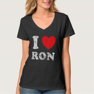 Förstört Grunge Worout Stil I Kärlek Ron T Shirt