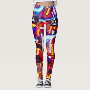 förstört ljus leggings